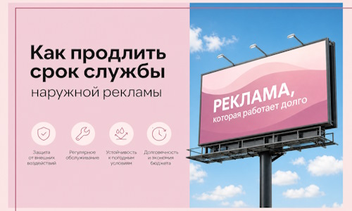 Как продлить срок службы наружной рекламы в Махачкале