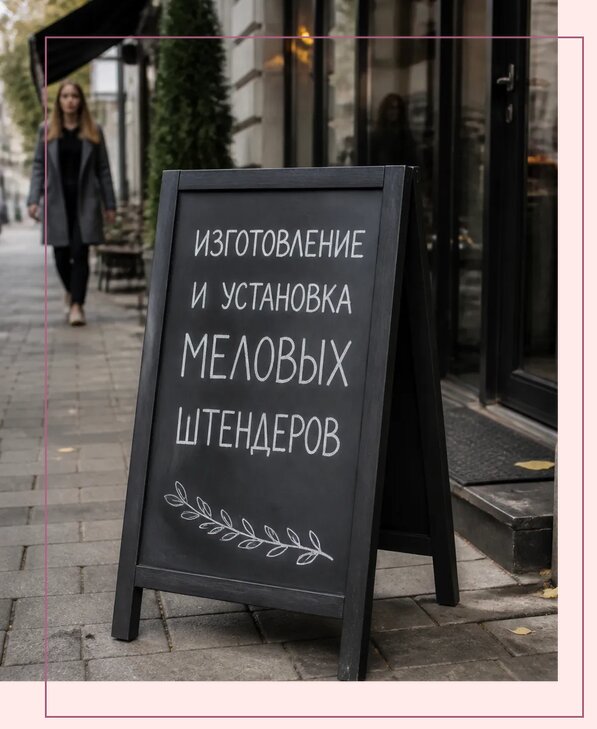 Меловые штендеры в Махачкале по цене от 6731 р. | Аванза-Мхч